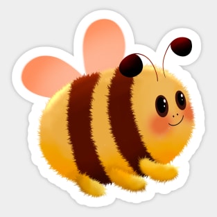 Watercolor Bumblebee Lovely Sticker